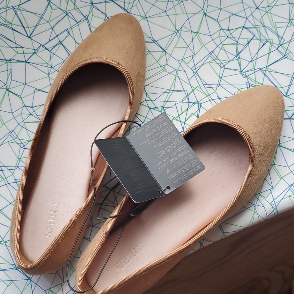 Forever 21 brown flats size 7
